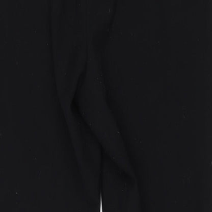 Womens UK Size 8 NEXT Regular Fit  Black Trousers