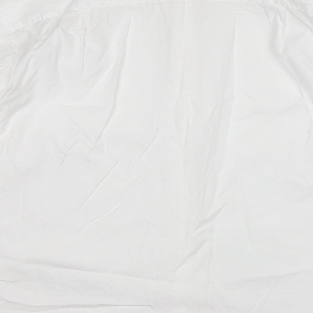 Womens UK Size L Gap White Basic Button-Up