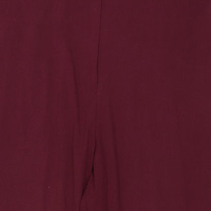 Womens UK Size 18 Special Collection Regular Fit  Purple Trousers