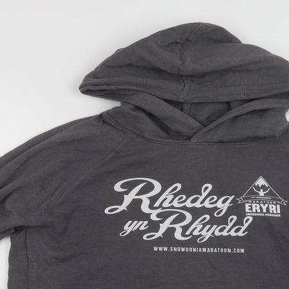Salvage Fashion Mens Grey  Cotton Pullover Hoodie Size S
