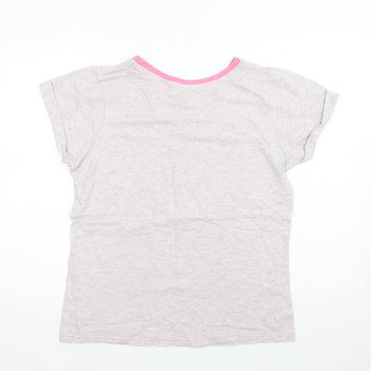 Disney Womens Grey  Cotton Top Pyjama Top Size 12   - Mickey and Friends