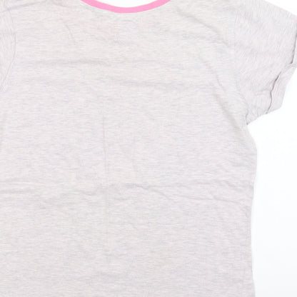 Disney Womens Grey  Cotton Top Pyjama Top Size 12   - Mickey and Friends
