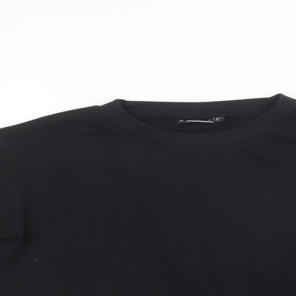 Womens UK Size 8 ASOS Black Pullover Sweatshirt