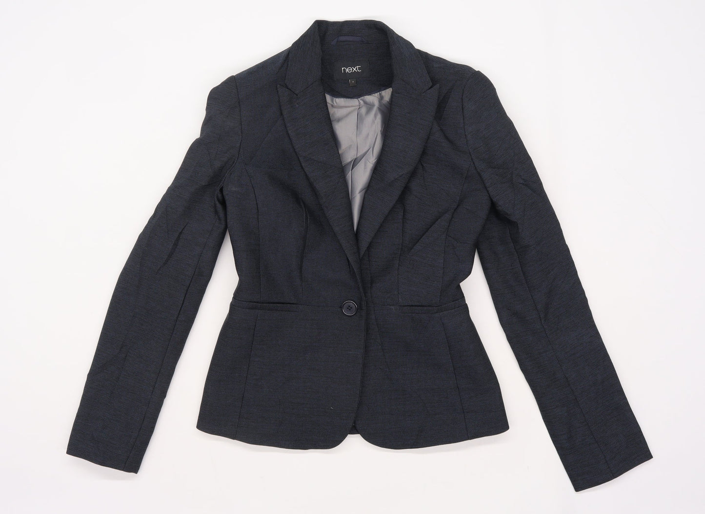 NEXT Womens Blue  Polyester Jacket Suit Jacket Size 6