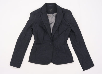 NEXT Womens Blue  Polyester Jacket Suit Jacket Size 6