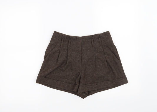 FOREVER 21 Womens Brown  Polyester Hot Pants Shorts Size XS L4 in Regular