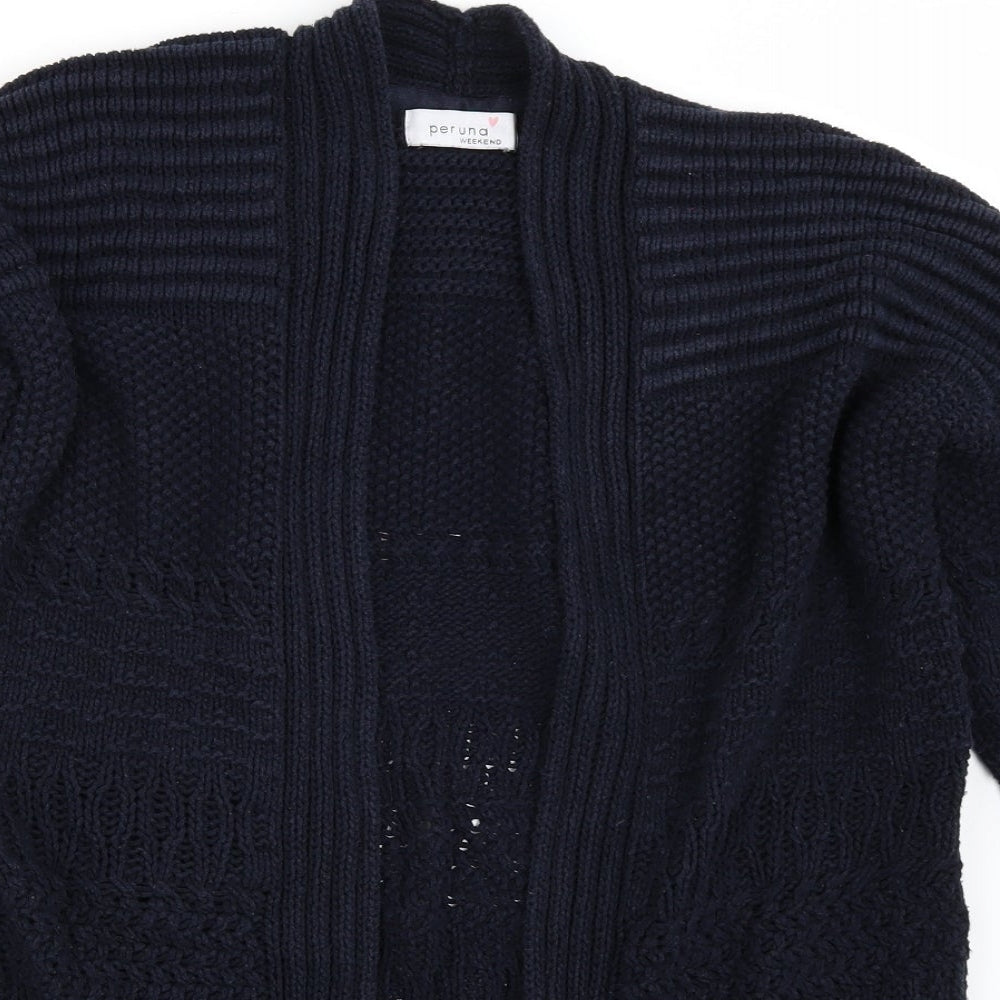 Womens UK Size S Per Una Blue Cardigan Jumper