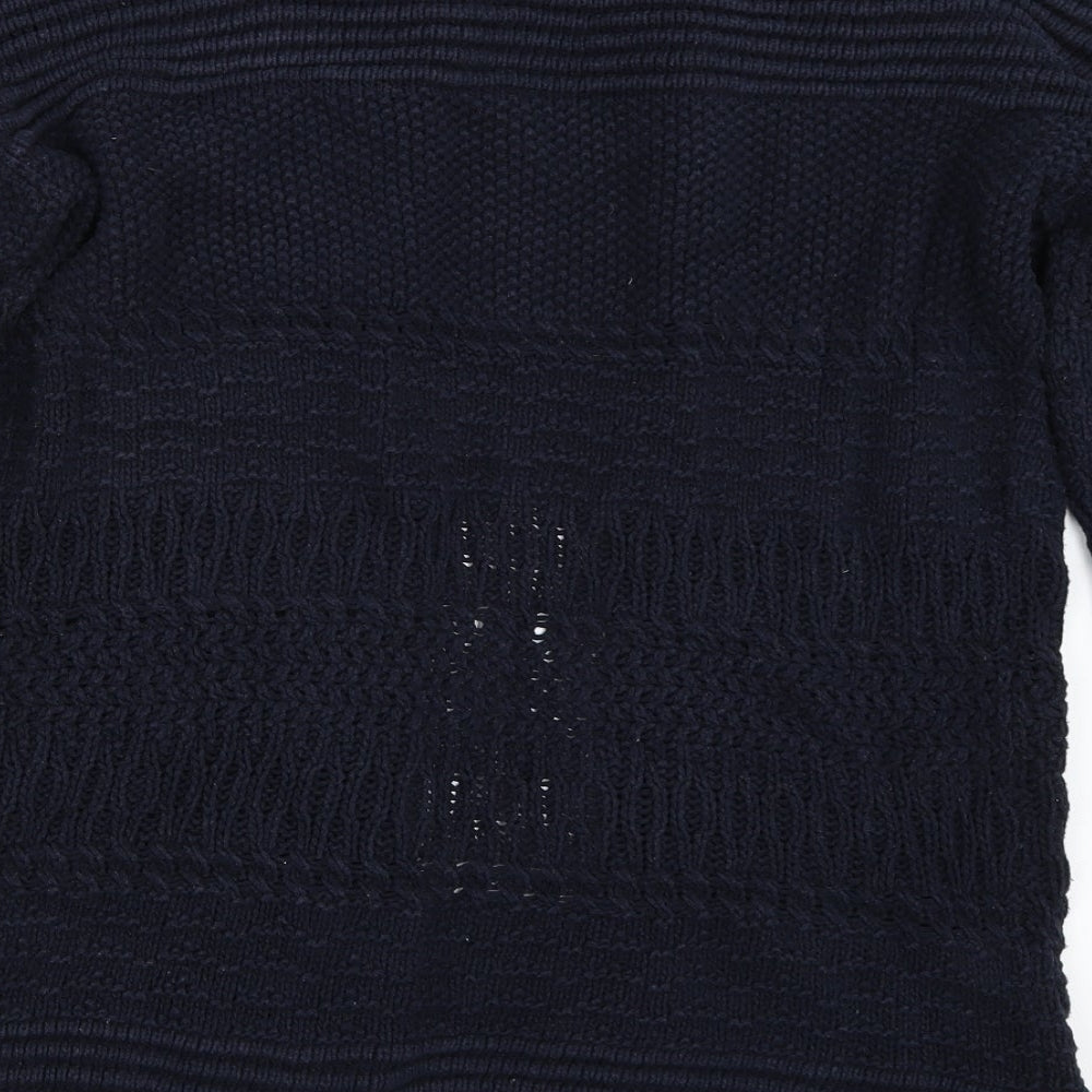 Womens UK Size S Per Una Blue Cardigan Jumper