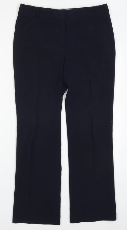 Womens UK Size 10 Marks and Spencer Regular Fit  Blue Trousers