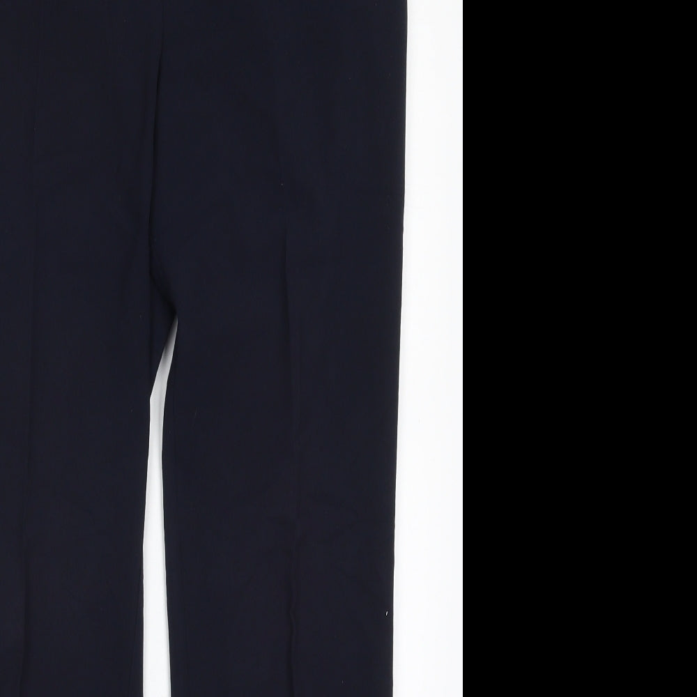 Womens UK Size 10 Marks and Spencer Regular Fit  Blue Trousers
