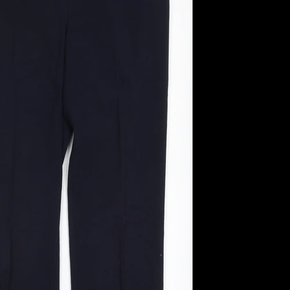 Womens UK Size 10 Marks and Spencer Regular Fit  Blue Trousers