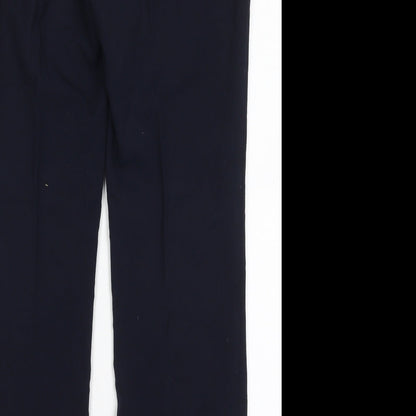 Womens UK Size 10 Marks and Spencer Regular Fit  Blue Trousers