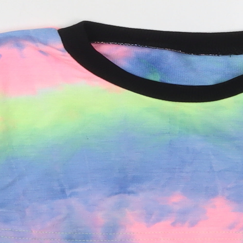 SheIn Girls Multicoloured  Polyester Pullover Sweatshirt Size 4 Years  Pullover - Abstract