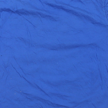 Worldwide Boys Blue  Cotton Basic T-Shirt Size 8-9 Years Crew Neck