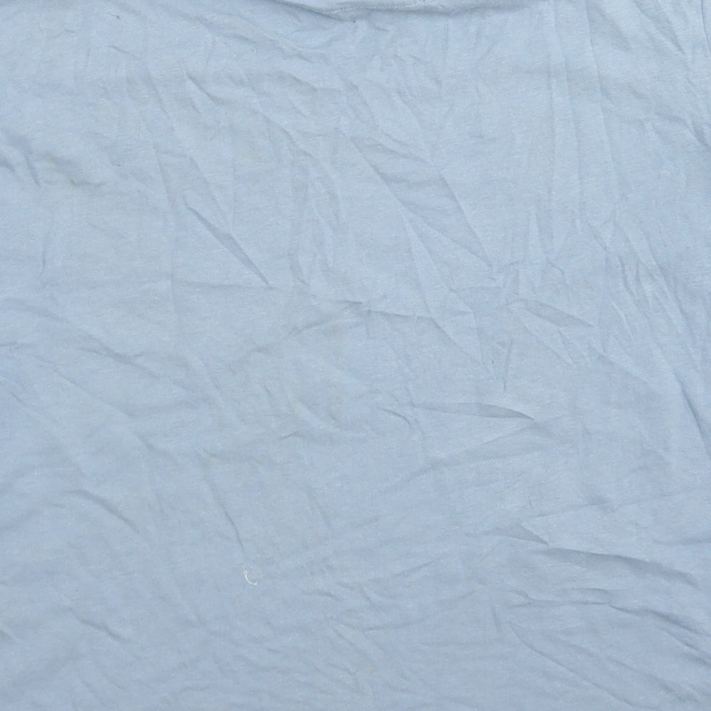 Farah Jeans Boys Blue  Cotton Basic T-Shirt Size 10-11 Years Crew Neck