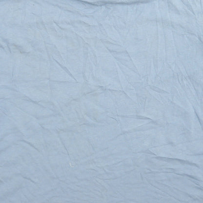 Farah Jeans Boys Blue  Cotton Basic T-Shirt Size 10-11 Years Crew Neck