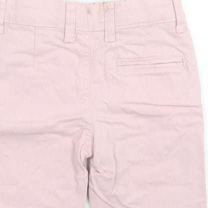 Denim Co Boys Pink  Cotton Capri Trousers Size 18-24 Months  Button