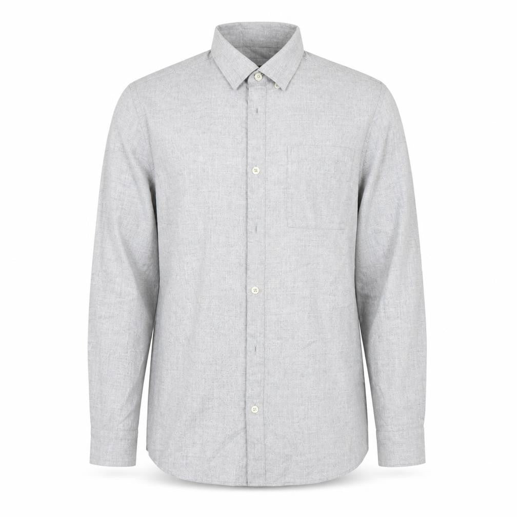 Mens UK Size S River Island Gold  Button-Up Long Sleeve Casual Shirt