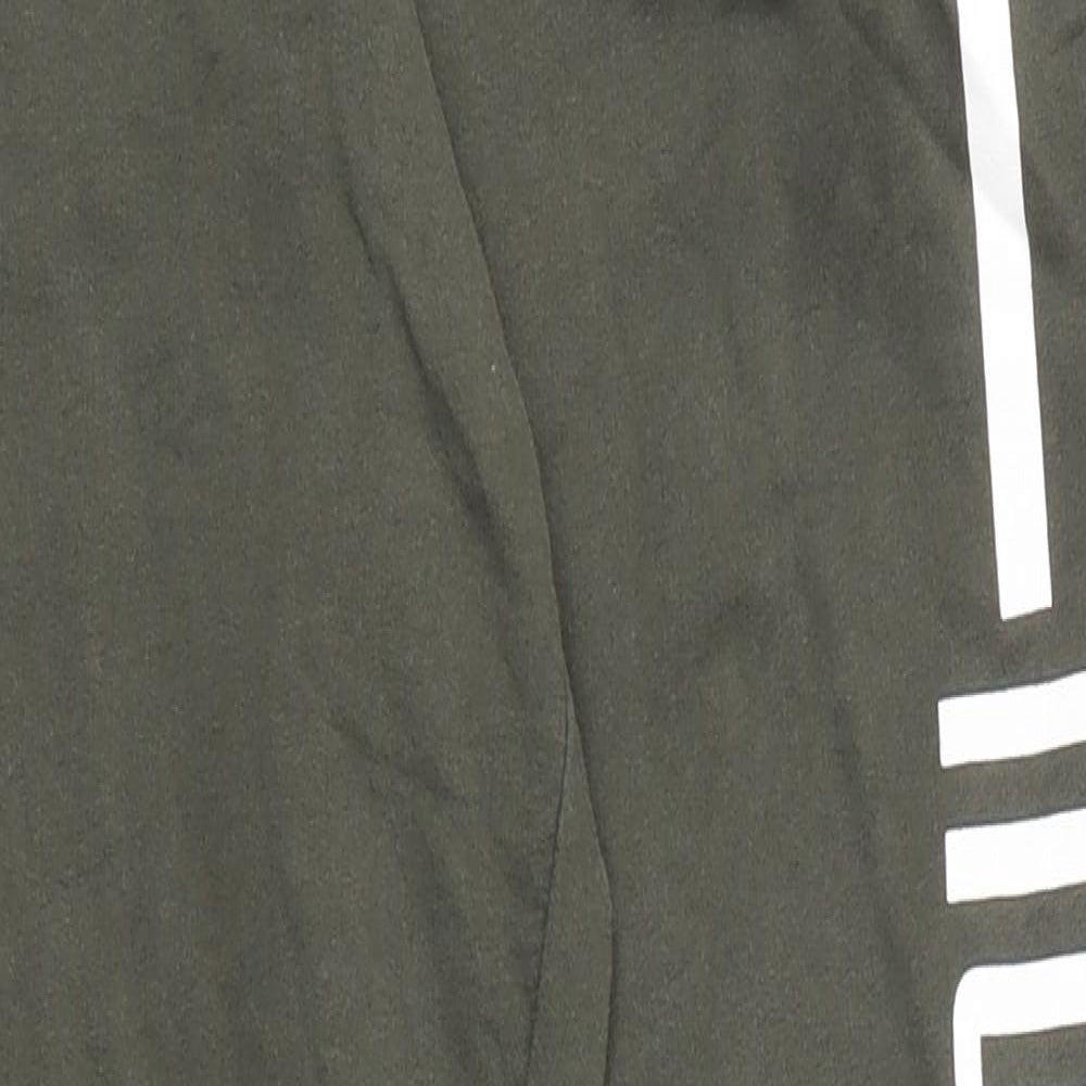 Womens UK Size 12 Select Regular Fit Sweatpants Green Trousers