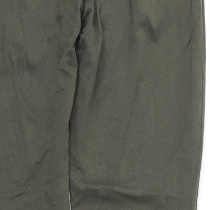 Womens UK Size 12 Select Regular Fit Sweatpants Green Trousers