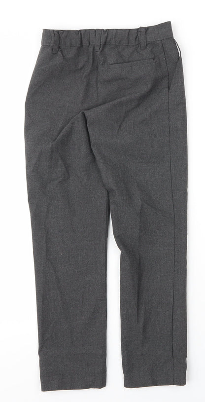 M&S Boys Grey  Viscose Carpenter Trousers Size 10 Years  Regular Zip