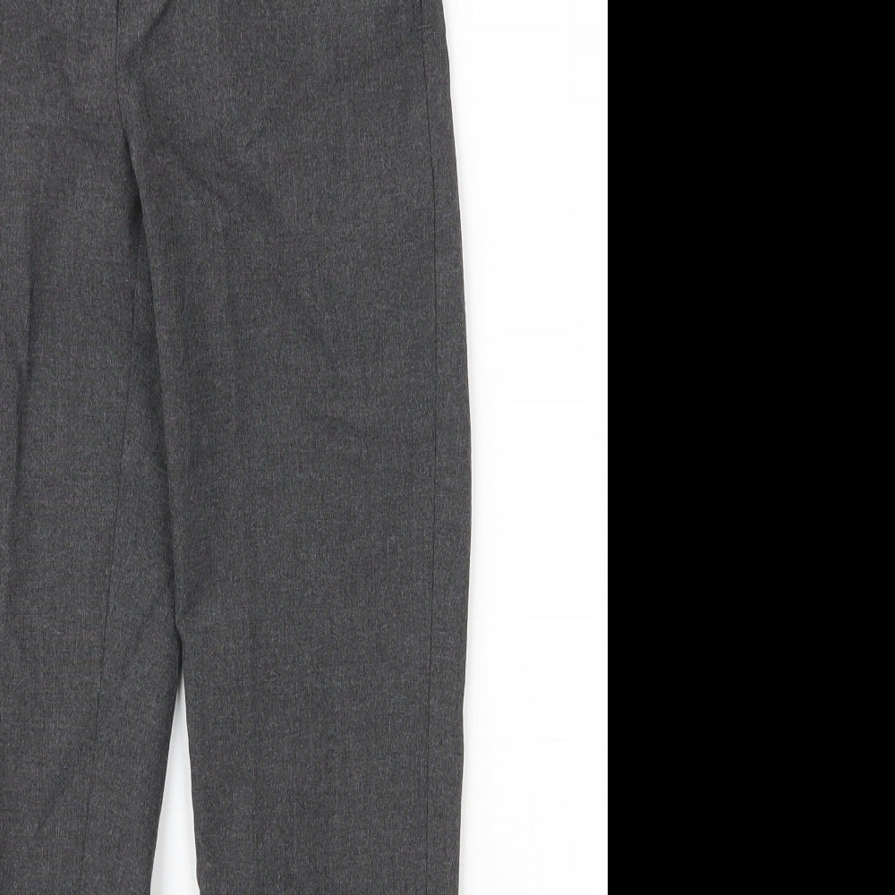 M&S Boys Grey  Viscose Carpenter Trousers Size 10 Years  Regular Zip