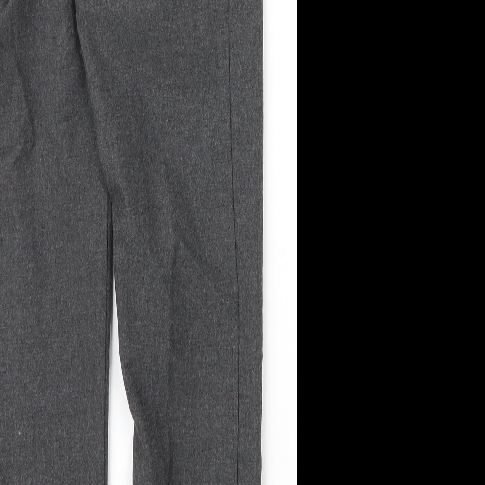 M&S Boys Grey  Viscose Carpenter Trousers Size 10 Years  Regular Zip