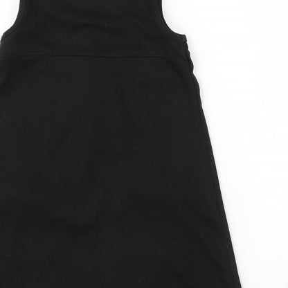 Lily & Dan Girls Black  Viscose A-Line  Size 3 Years  Round Neck
