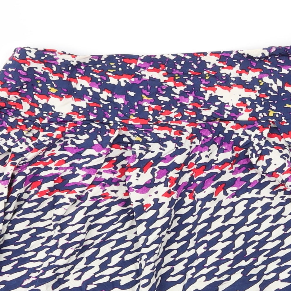 Leota Womens Blue  Elastane A-Line Skirt Size XS