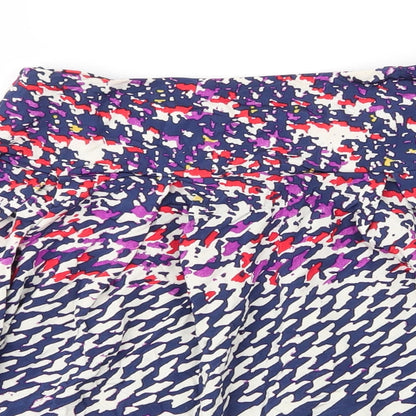 Leota Womens Blue  Elastane A-Line Skirt Size XS