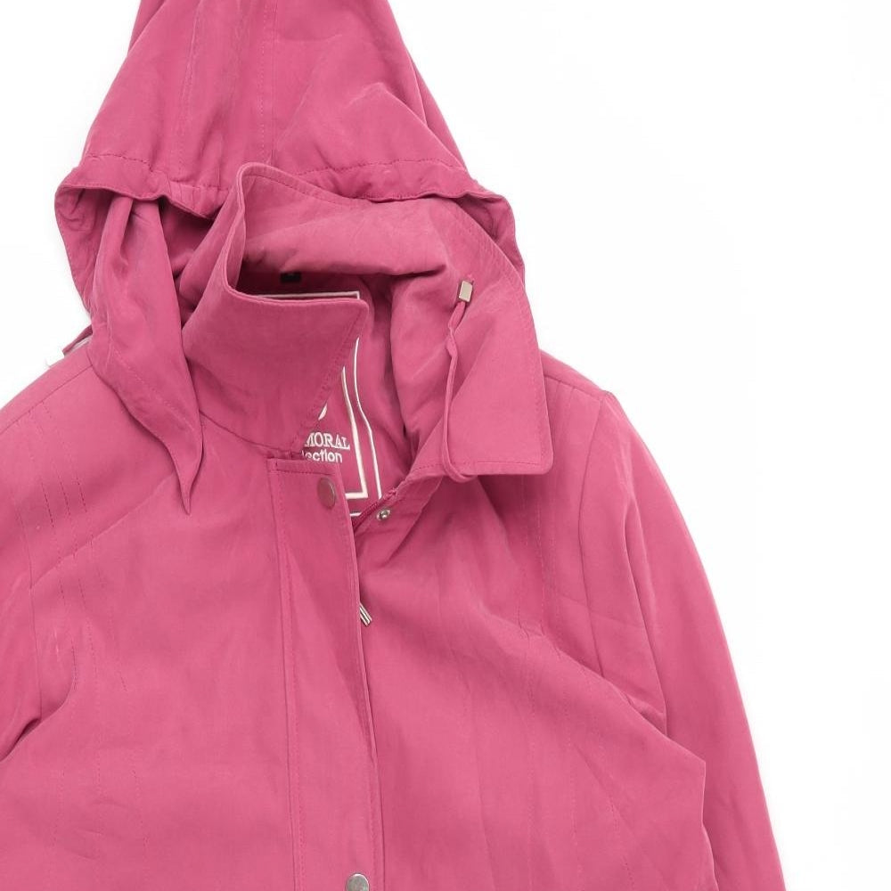 Balmoral Womens Pink   Parka Coat Size 12  Zip