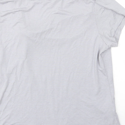 Womens UK Size 12 Soon Grey Basic Blouse