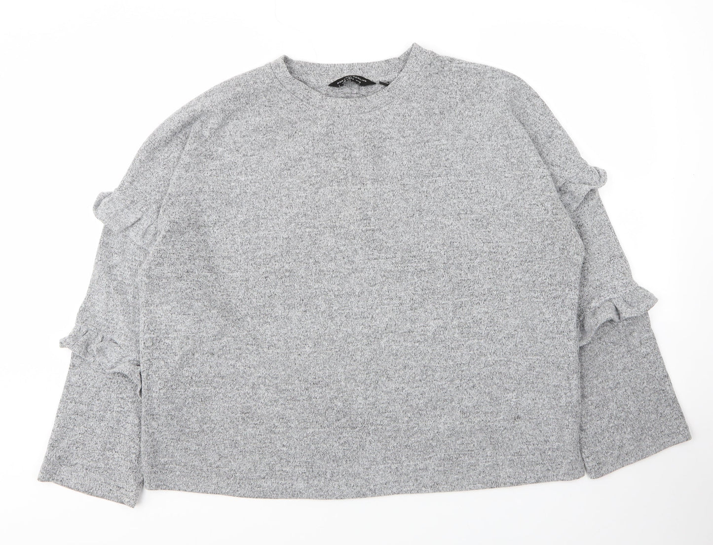 Womens UK Size 16 Dorothy Perkins Grey Pullover Jumper