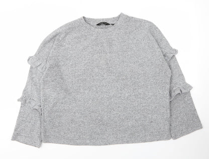 Womens UK Size 16 Dorothy Perkins Grey Pullover Jumper