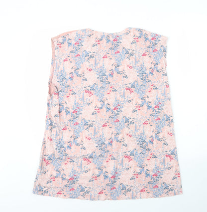 Womens UK Size 18 NEXT Pink Basic Blouse