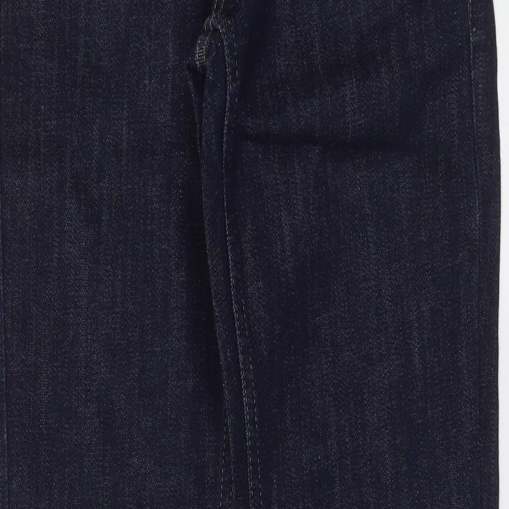 Womens UK Size 25 in Marks and Spencer Regular Fit Straight Blue Jeans