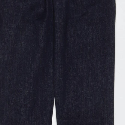 Womens UK Size 25 in Marks and Spencer Regular Fit Straight Blue Jeans