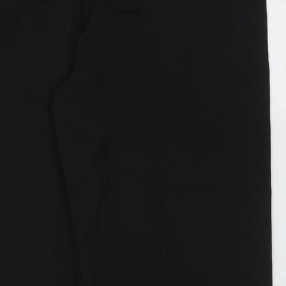 BM Womens Black  Polyester Trousers  Size 14 L27 in Regular