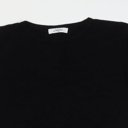 Womens UK Size 18 Classic Black Pullover Jumper