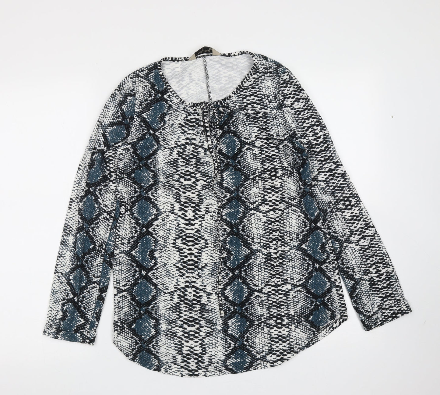 Womens UK Size S Poetic Soul Multicoloured Basic Blouse