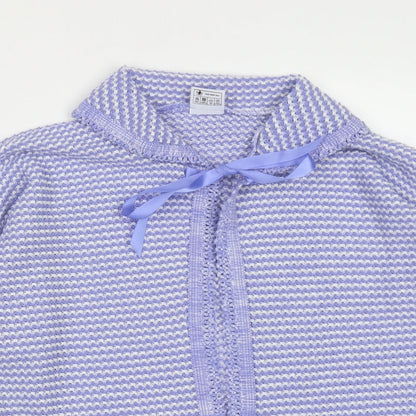 Womens UK Size M Preworn Blue Cardigan Jumper