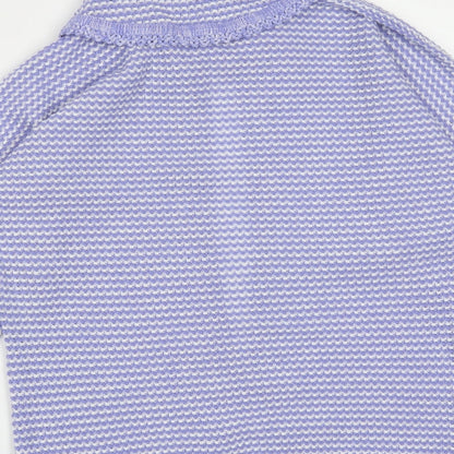 Womens UK Size M Preworn Blue Cardigan Jumper