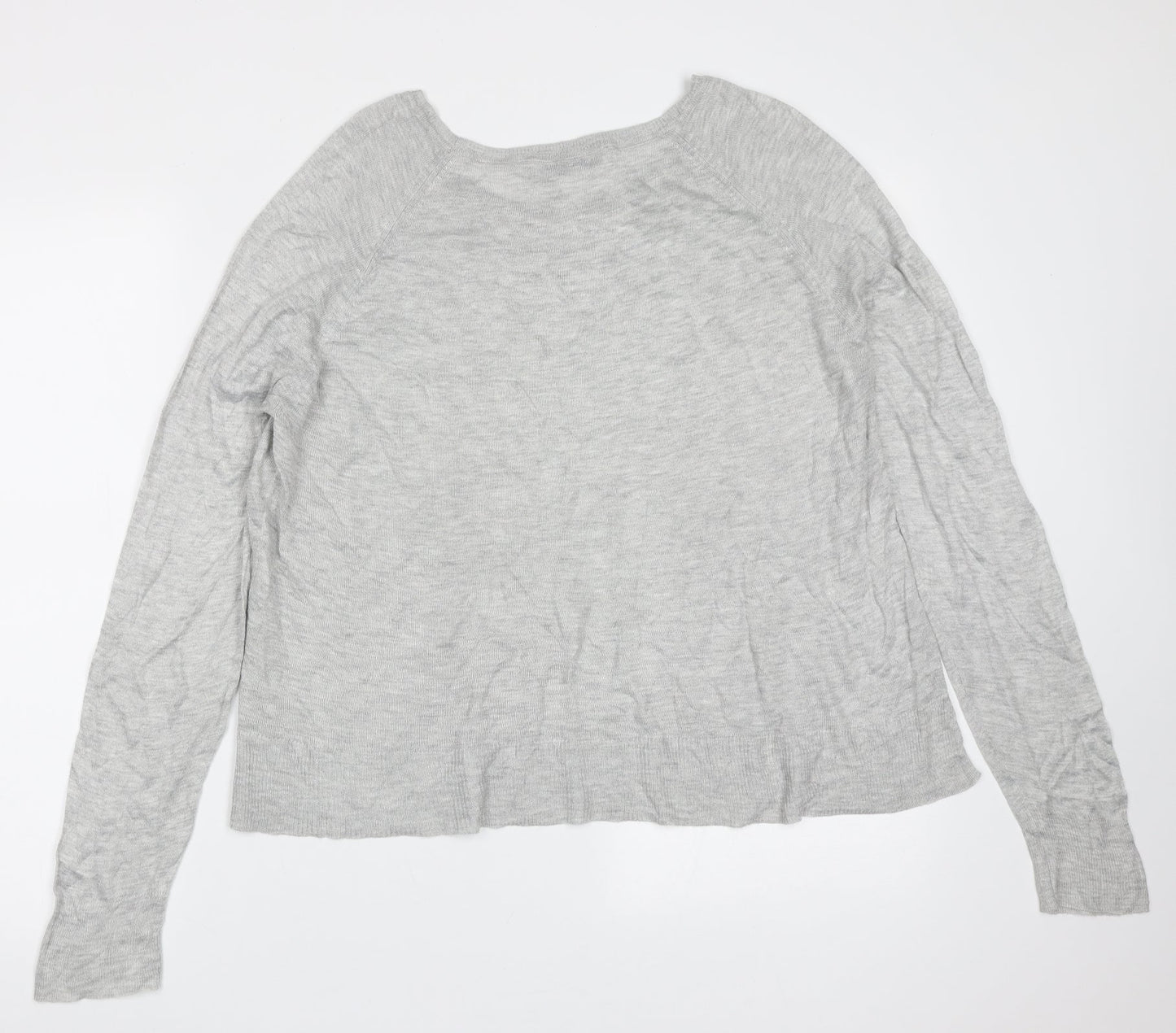 Womens UK Size M Zara Grey Pullover Jumper