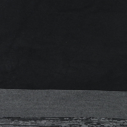 Pool Womens Black Round Neck  Acrylic Pullover Jumper Size M