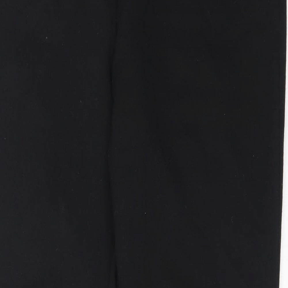 Womens UK Size 33 in Preworn Regular Fit Capri Black Trousers