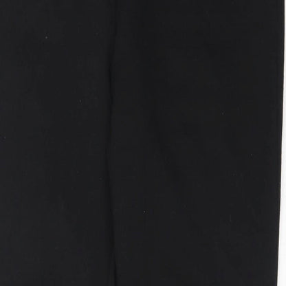 Womens UK Size 33 in Preworn Regular Fit Capri Black Trousers