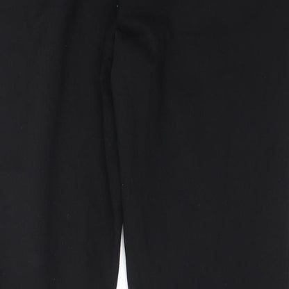 Womens UK Size 33 in Preworn Regular Fit Capri Black Trousers