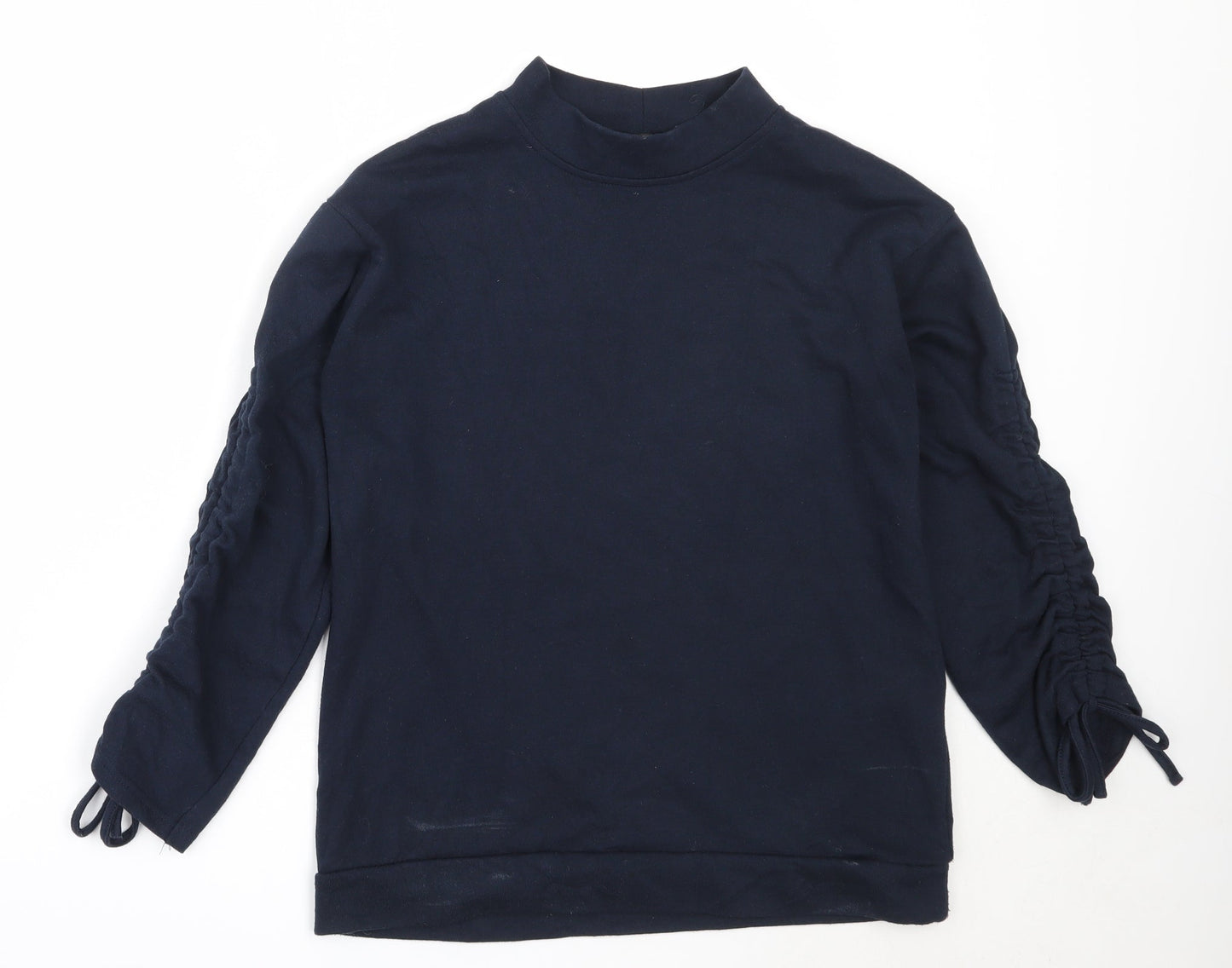 Vera Moda Womens Blue  Polyester Pullover Sweatshirt Size S