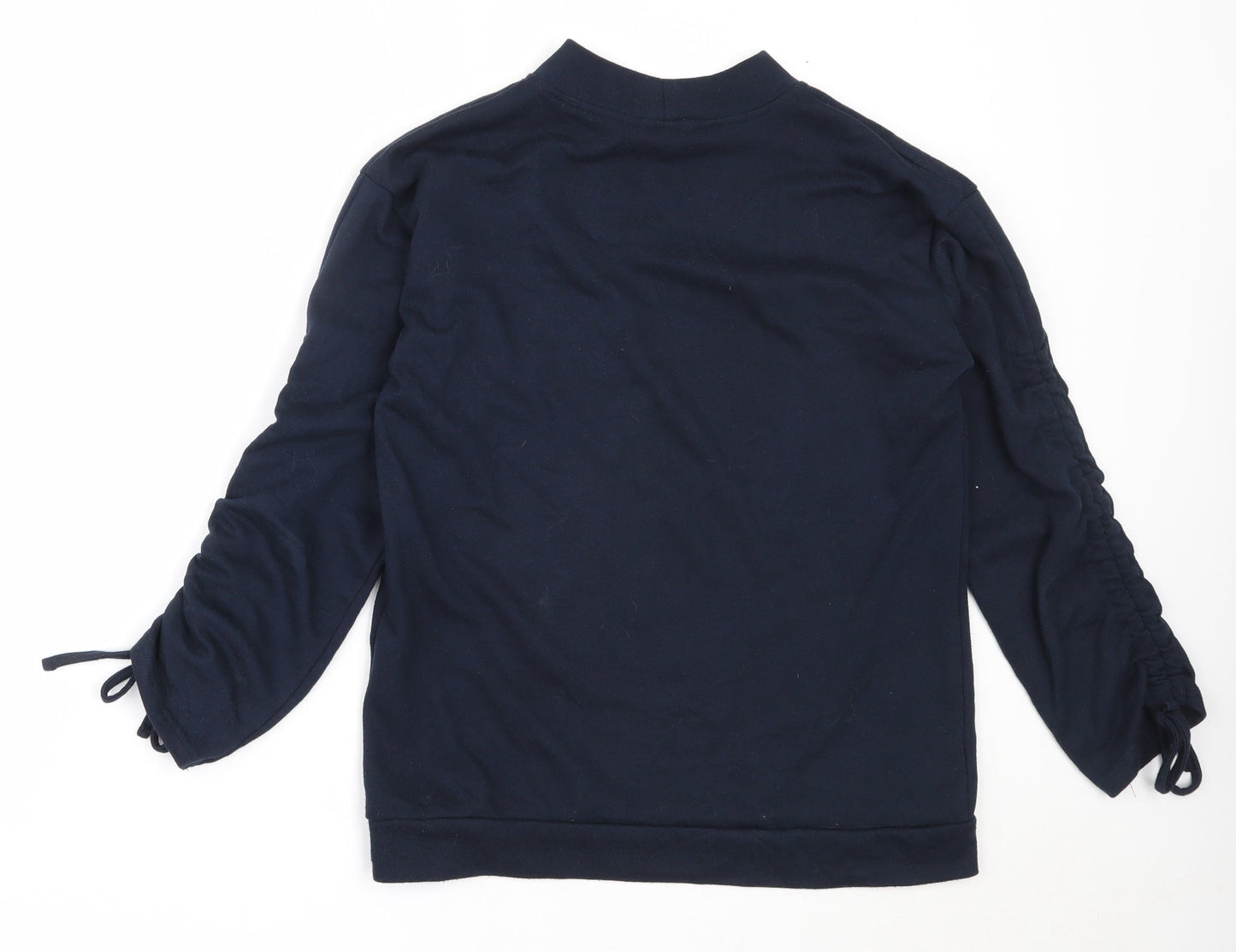 Vera Moda Womens Blue  Polyester Pullover Sweatshirt Size S