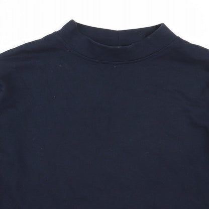 Vera Moda Womens Blue  Polyester Pullover Sweatshirt Size S